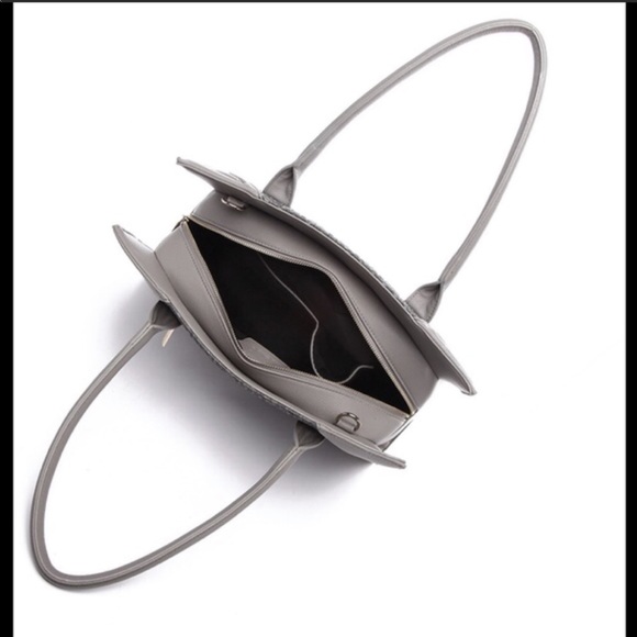 1 left! Boutique- Pink Haley Dariela Brown Tote - Picture 4 of 6